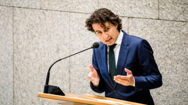 Jesse Klaver in debat in de tweede kamer